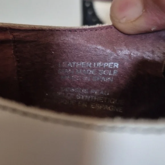 Sixtyseven Platform Wing Tipped Leather Oxford Pointed Toe, Black White Size 9 - Picture 11 of 12